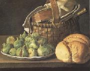 Melendez, Luis Eugenio Still Life with Figs (mk05) Spain oil painting reproduction